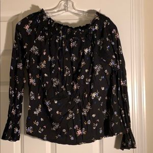 Off the shoulder floral top